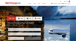 Desktop Screenshot of bonvoyage.in
