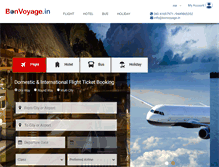 Tablet Screenshot of bonvoyage.in